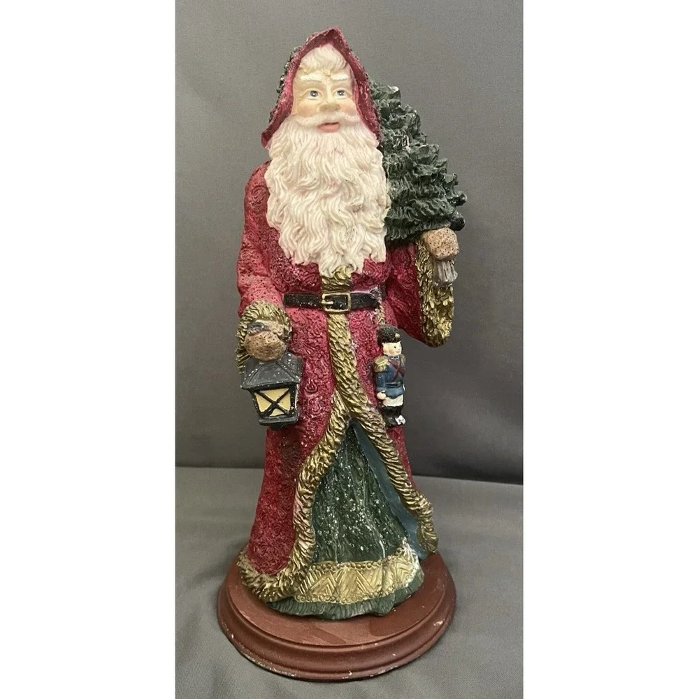 Vintage Cedar Creek Collection Collectible Santa Figurine 10.5